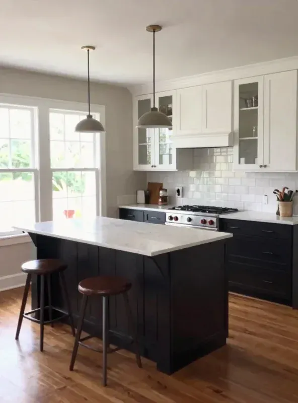 Shaker kitchen cabinets in a Fremont home