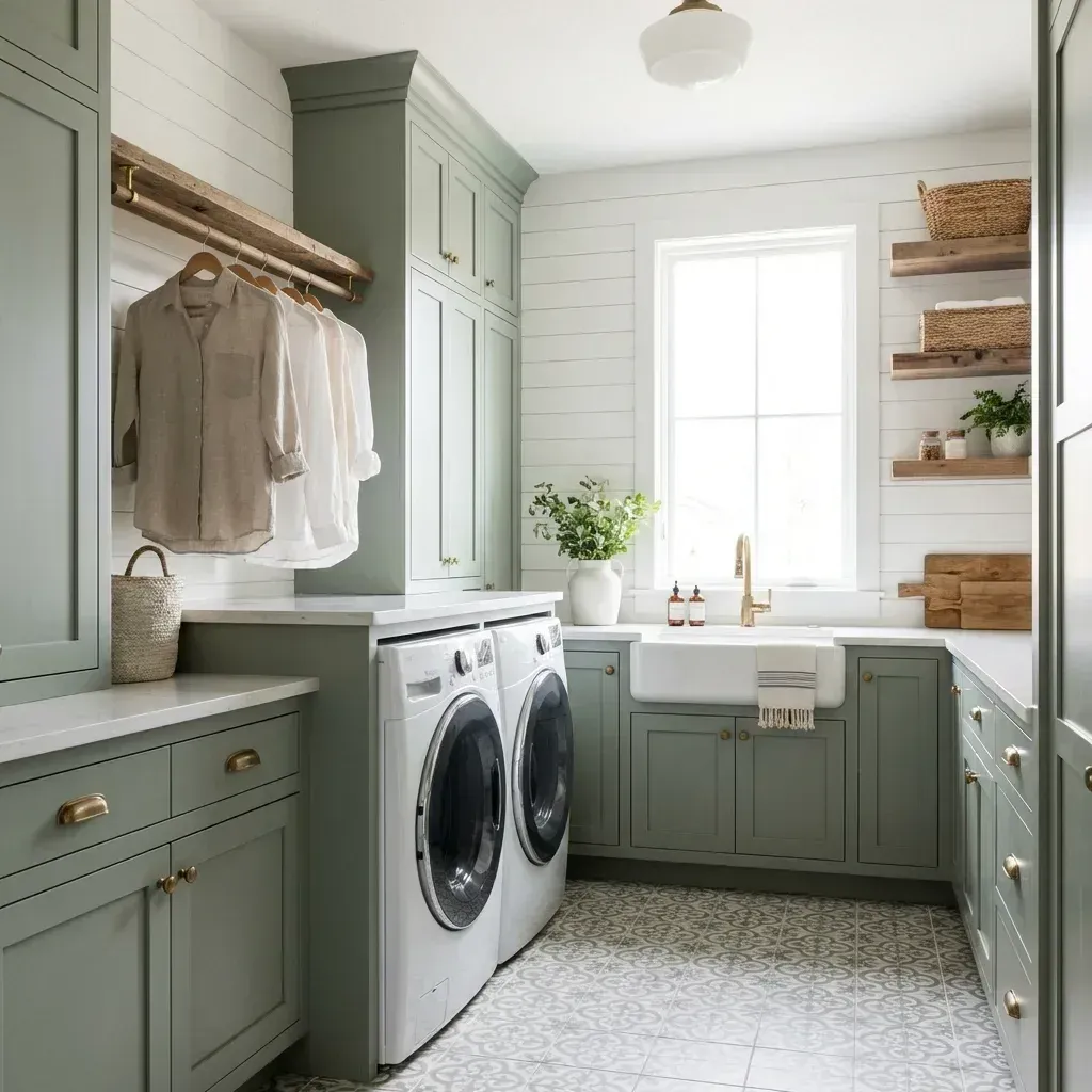 Fremont laundry room cabinets