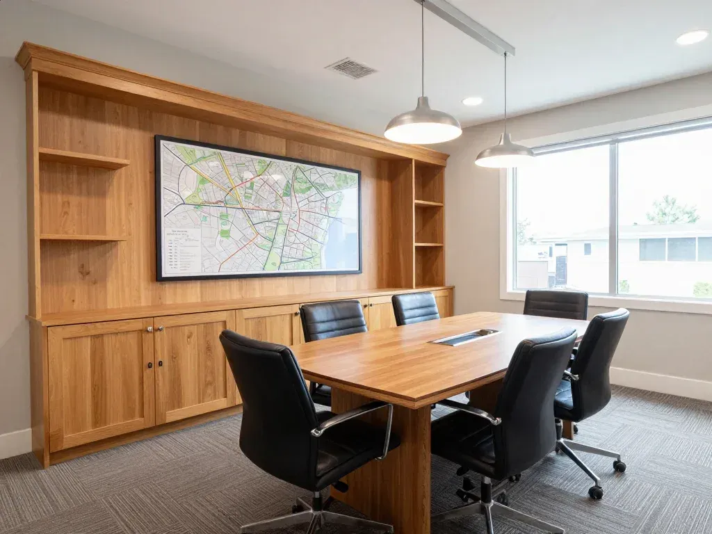 Commercial & Office Cabinetry process close-up